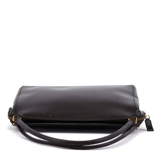 Prada Brown Vitello Chic Shoulder Bag