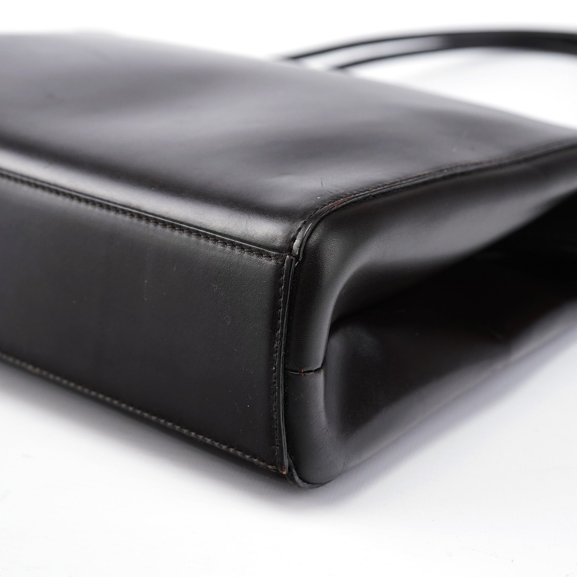 Prada Brown Vitello Chic Shoulder Bag