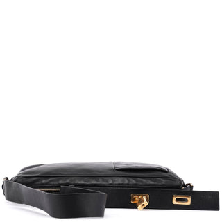 Prada BT0054 Black Nappa Box Shoulder Bag