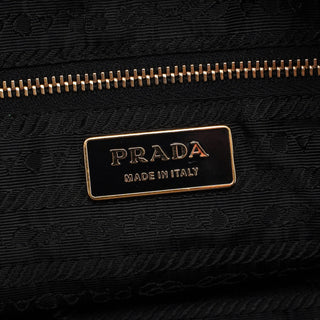 Prada BT0054 Black Nappa Box Shoulder Bag