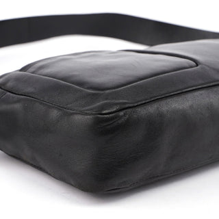 Prada BT0054 Black Nappa Box Shoulder Bag