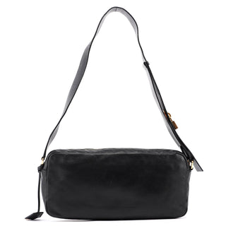 Prada BT0054 Black Nappa Box Shoulder Bag