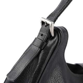 Prada Buffalo Leather Hobo Shoulder Bag