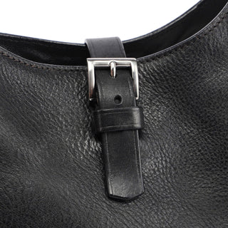 Prada Buffalo Leather Hobo Shoulder Bag