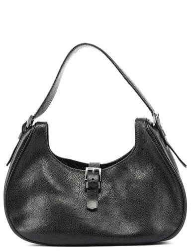 Prada Buffalo Leather Hobo Shoulder Bag