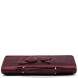 Prada Burgundy Raso Satin Top Handle Bag