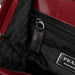 Prada Burgundy Spazzolato Top Handle Clutch Bag