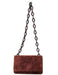 Prada Burgundy Tie Dye Plastic Handle Shoulder Bag