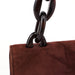 Prada Burgundy Tie Dye Plastic Handle Shoulder Bag