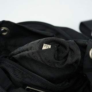 Prada BZ0003 Black Tessuto Vela Backpack