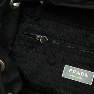 Prada BZ0003 Black Tessuto Vela Backpack