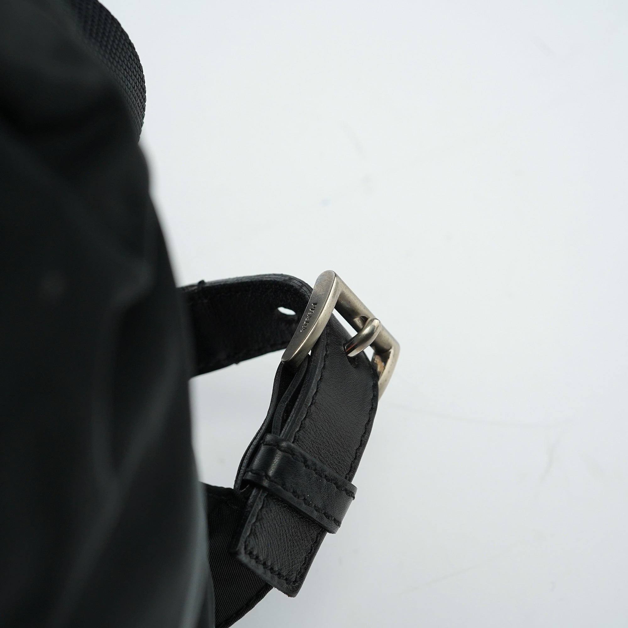 Prada BZ0003 Black Tessuto Vela Backpack