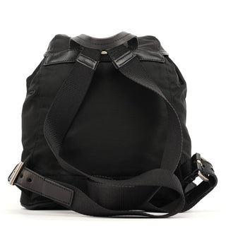 Prada BZ0003 Black Tessuto Vela Backpack