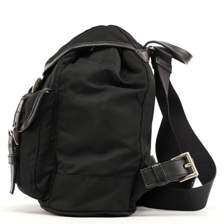 Prada BZ0003 Black Tessuto Vela Backpack