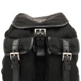Prada BZ0003 Black Tessuto Vela Backpack