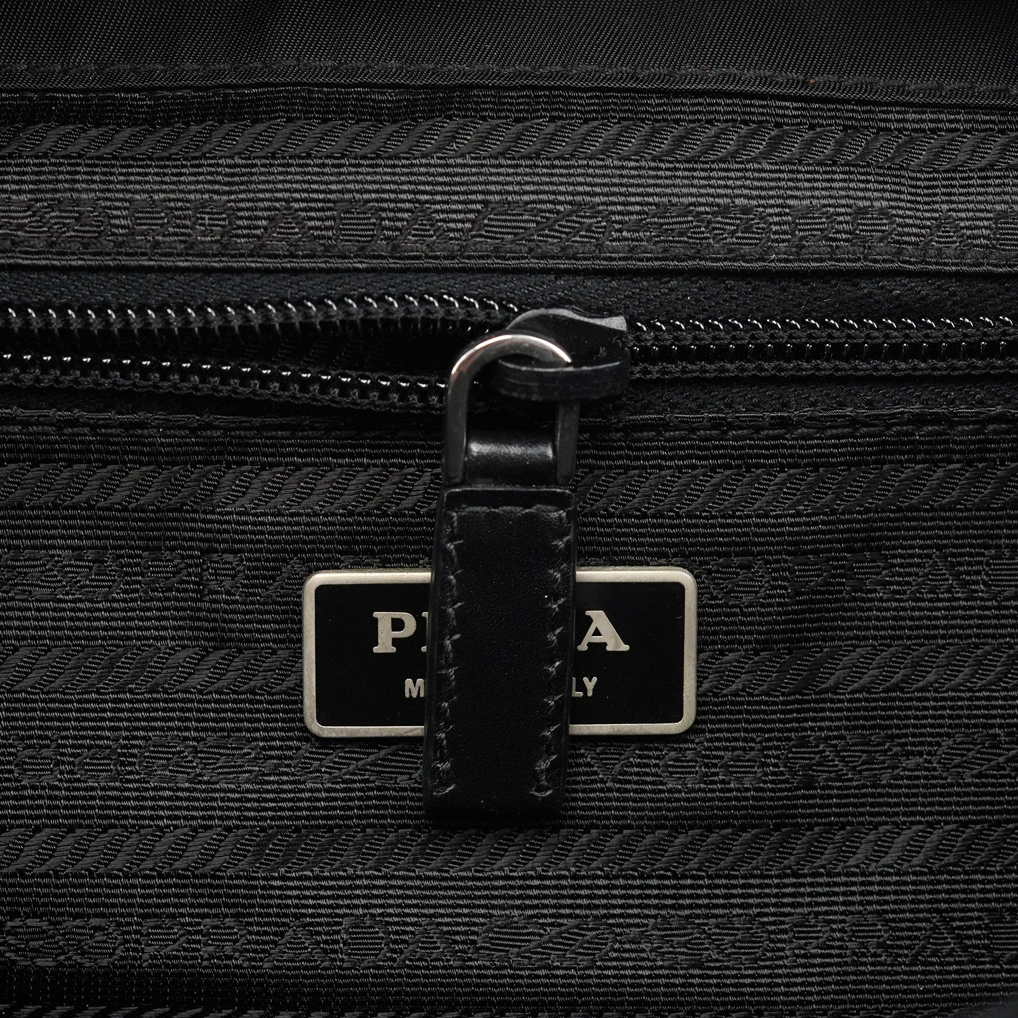 Prada BZ2811 Black Tessuto Vela Backpack