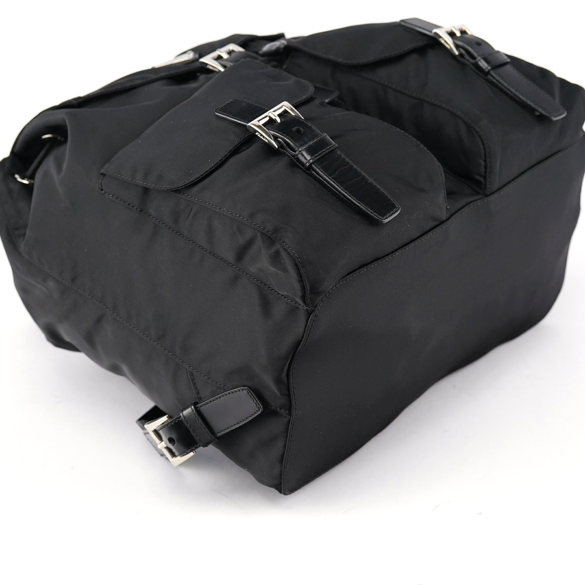 Prada BZ2811 Black Tessuto Vela Backpack