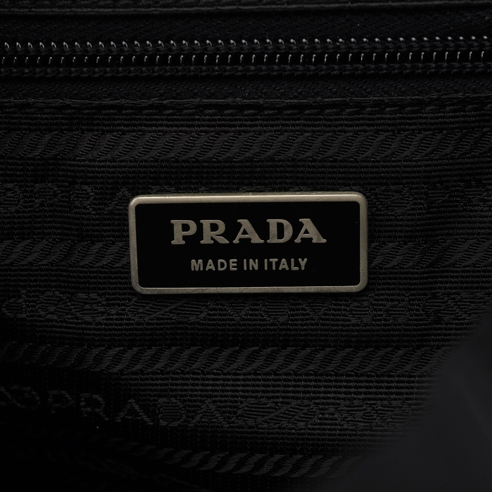 Prada BZ2811 Black Tessuto Vela Backpack