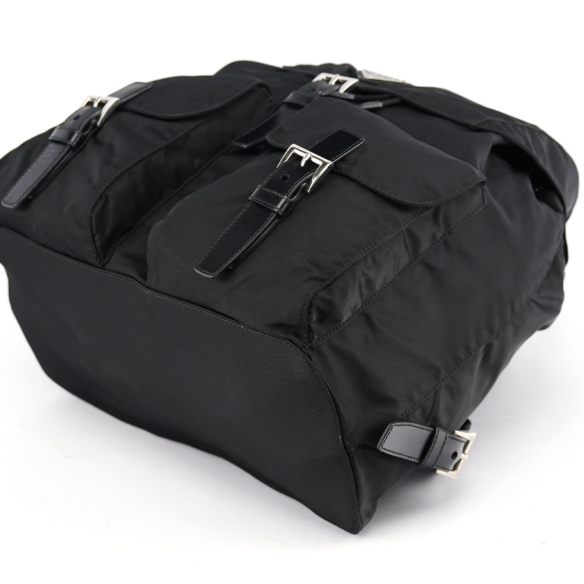 Prada BZ2811 Black Tessuto Vela Backpack