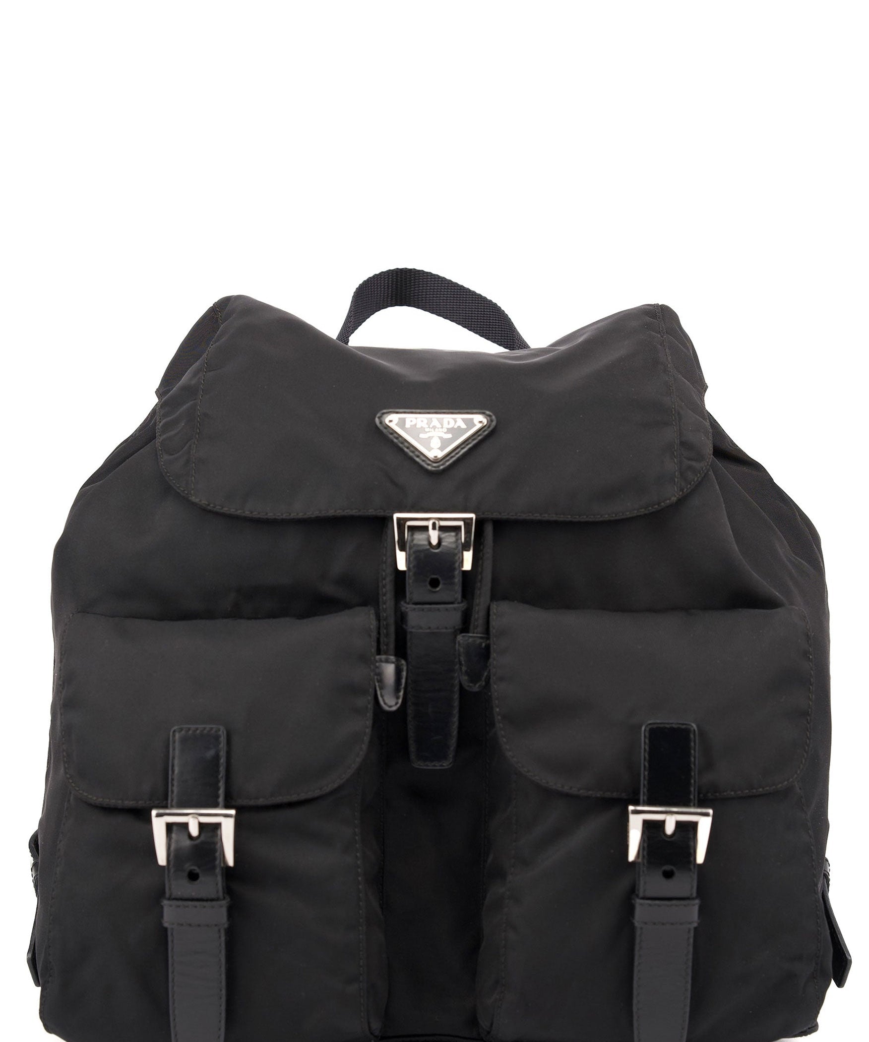 Prada BZ2811 Black Tessuto Vela Backpack