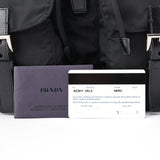 Prada BZ2811 Black Tessuto Vela Backpack