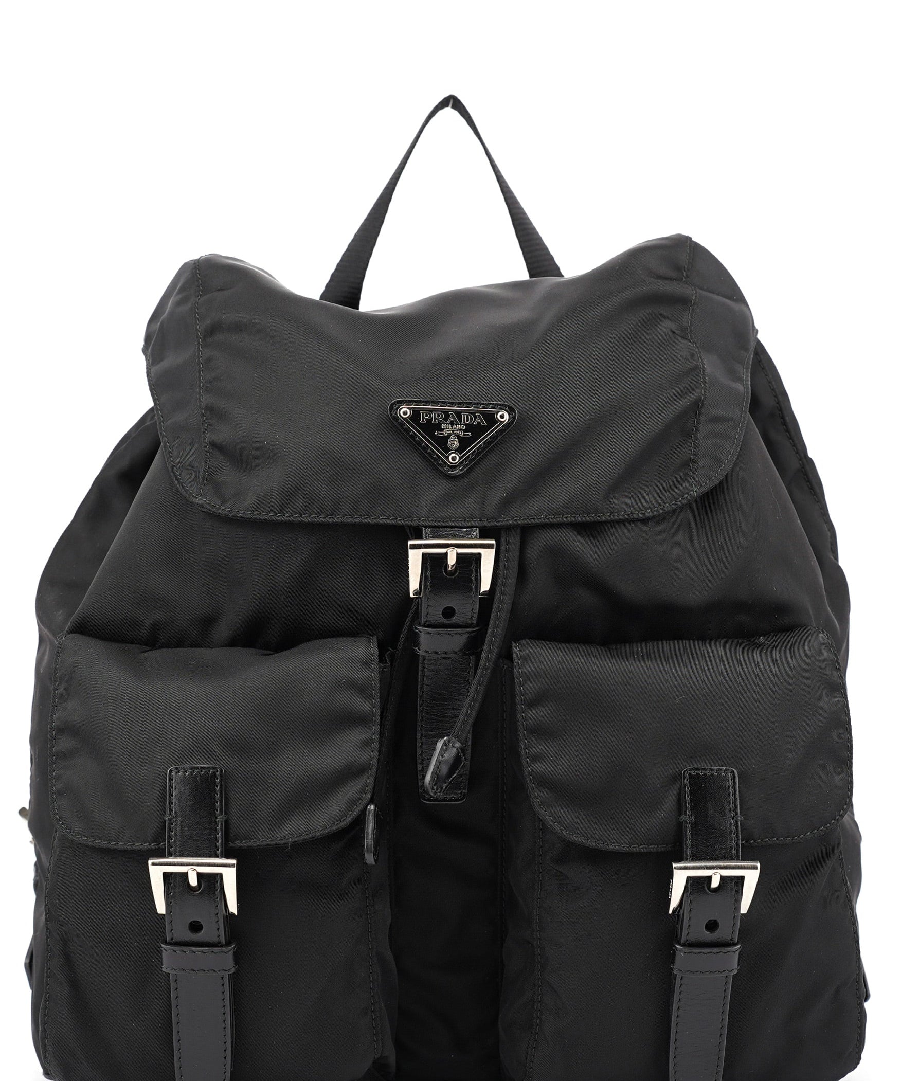 Prada BZ2811 Black Tessuto Vela Backpack