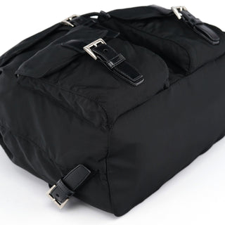 Prada BZ2811 Black Tessuto Vela Backpack