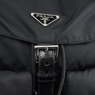 Prada BZ2811 Black Tessuto Vela Backpack