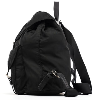 Prada BZ2811 Black Tessuto Vela Backpack