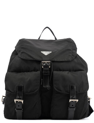 Prada BZ2811 Black Tessuto Vela Backpack