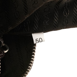 Prada Dark Brown Spazzolato Shoulder Bag