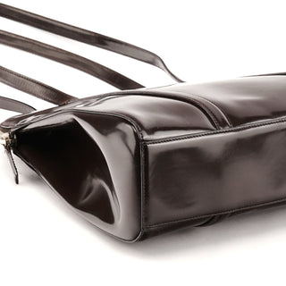 Prada Dark Brown Spazzolato Shoulder Bag