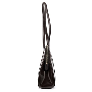 Prada Dark Brown Spazzolato Shoulder Bag