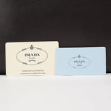 Prada Sac porté épaule Vitello Buckle en cuir de veau marron foncé