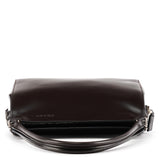 Prada Dark Brown Vitello Chic Shoulder Bag