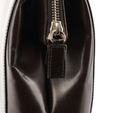 Prada Dark Brown Vitello Chic Shoulder Bag