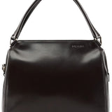 Prada Dark Brown Vitello Chic Shoulder Bag