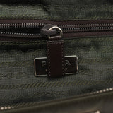 Prada Dark Green Tessuto Chic Nylon Shoulder Bag