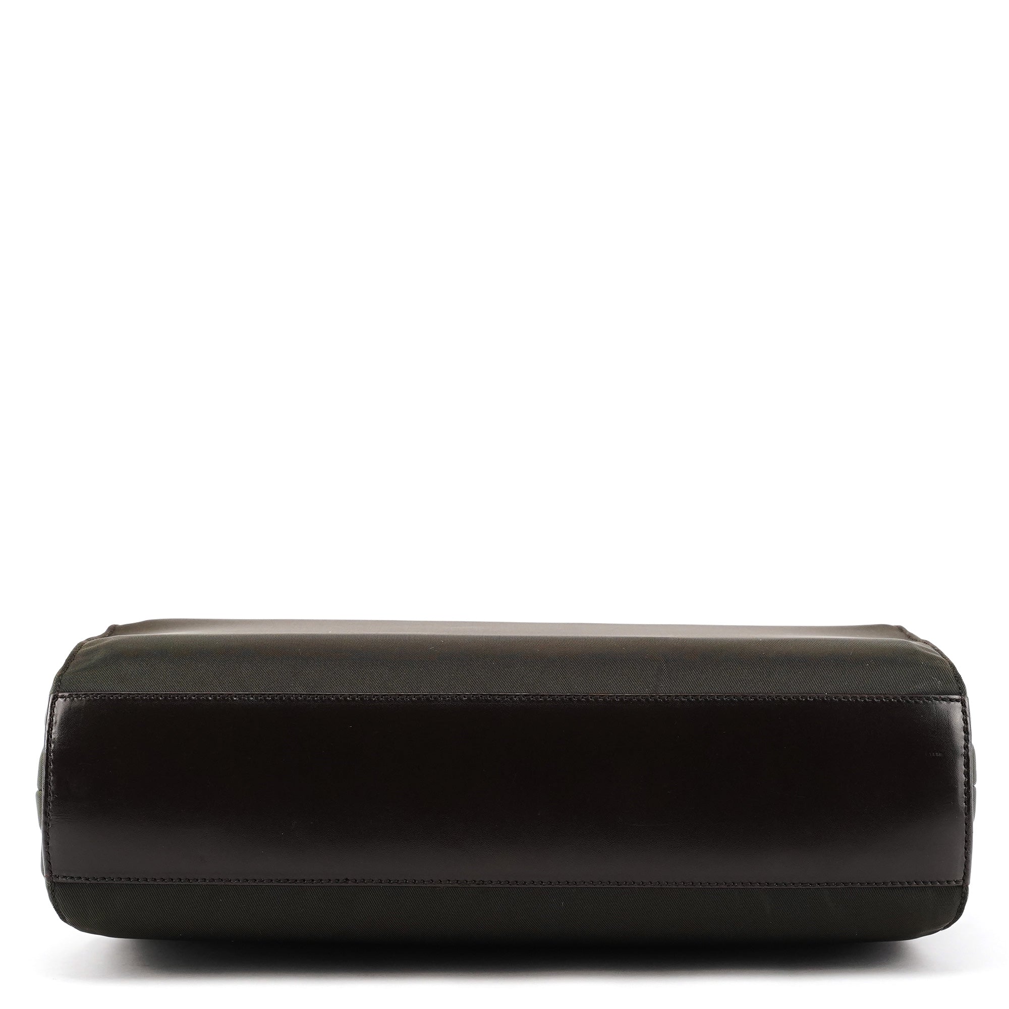 Prada Dark Green Tessuto Chic Nylon Shoulder Bag