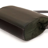 Prada Dark Green Tessuto Chic Nylon Shoulder Bag