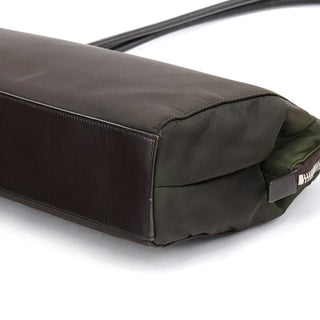 Prada Dark Green Tessuto Chic Shoulder Bag