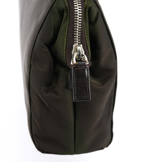 Prada Dark Green Tessuto Chic Shoulder Bag