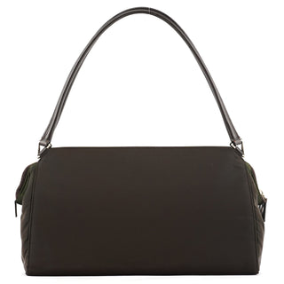 Prada Dark Green Tessuto Chic Shoulder Bag