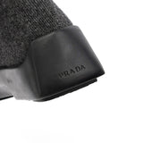 Prada Fall 1999 Anthracite Wool Platform Boots