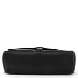Prada Autunno 1999 Borsa a spalla con fibbia in pelle nera