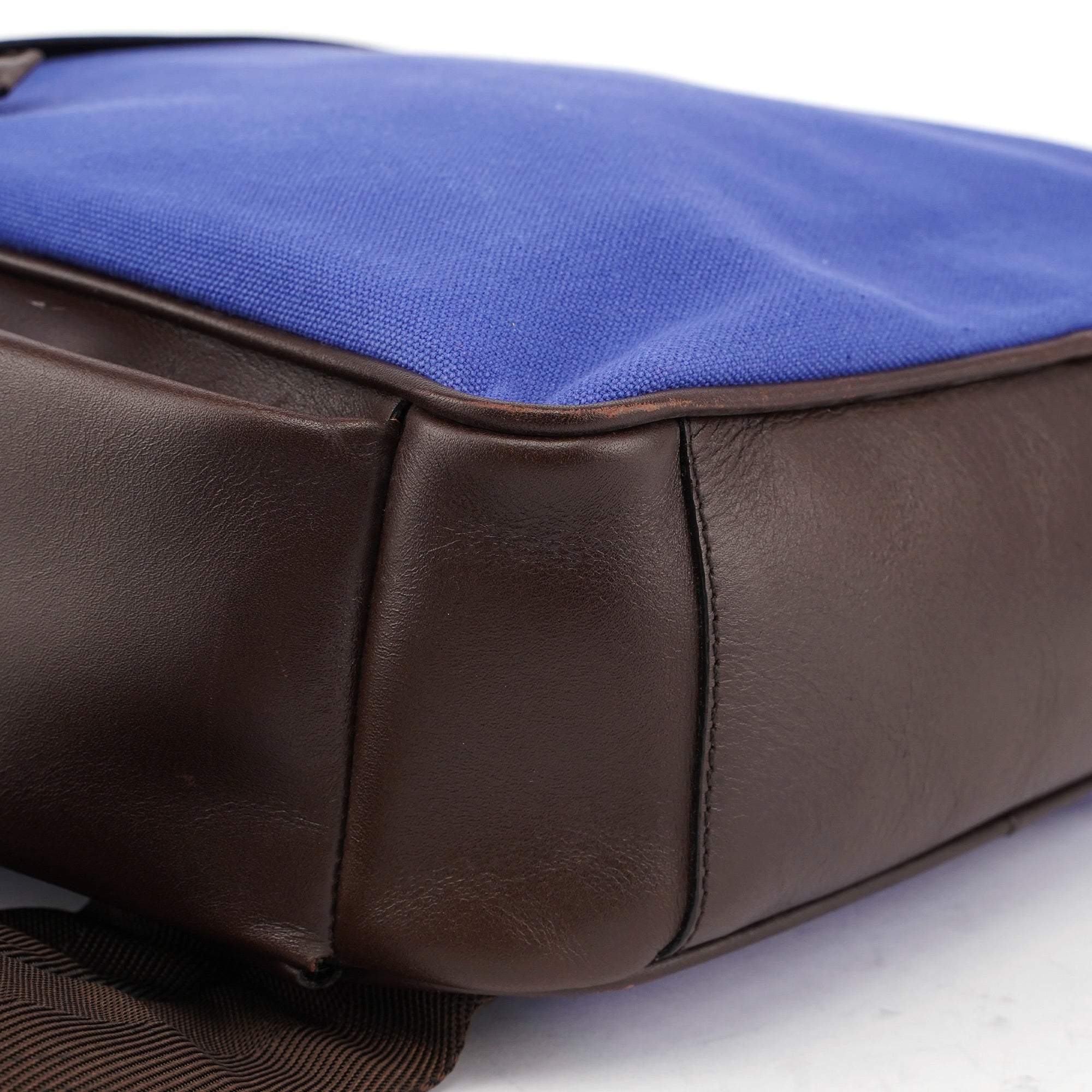 Prada Fall 1999 Blue Canvas Backpack