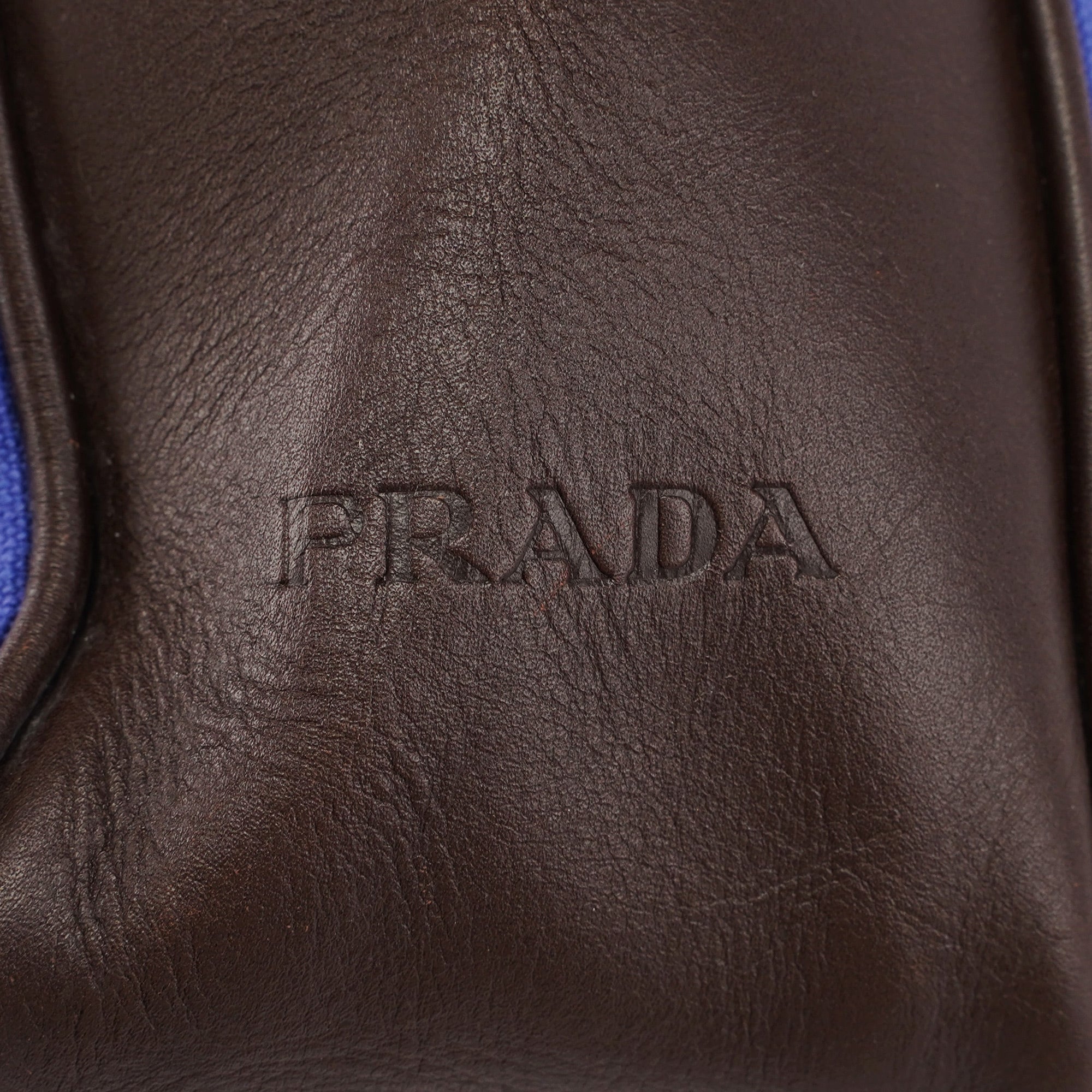 Prada Fall 1999 Blue Canvas Backpack