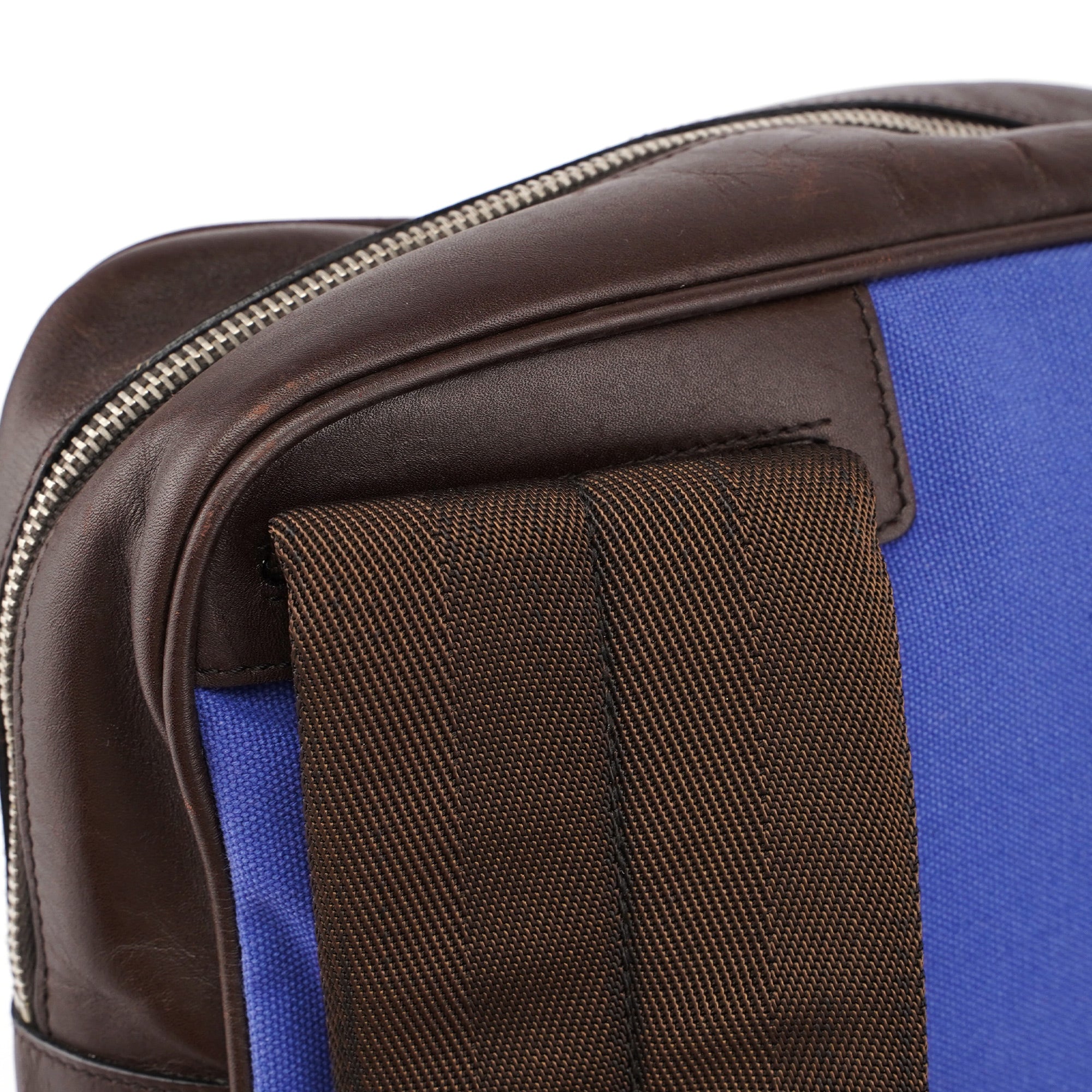 Prada Fall 1999 Blue Canvas Backpack