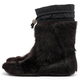 Prada Herbst 1999 Prada Sport Stiefel aus braunem Pelz