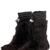 Prada Herbst 1999 Prada Sport Stiefel aus braunem Pelz